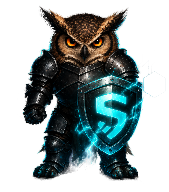 TechOwl Shield mascot